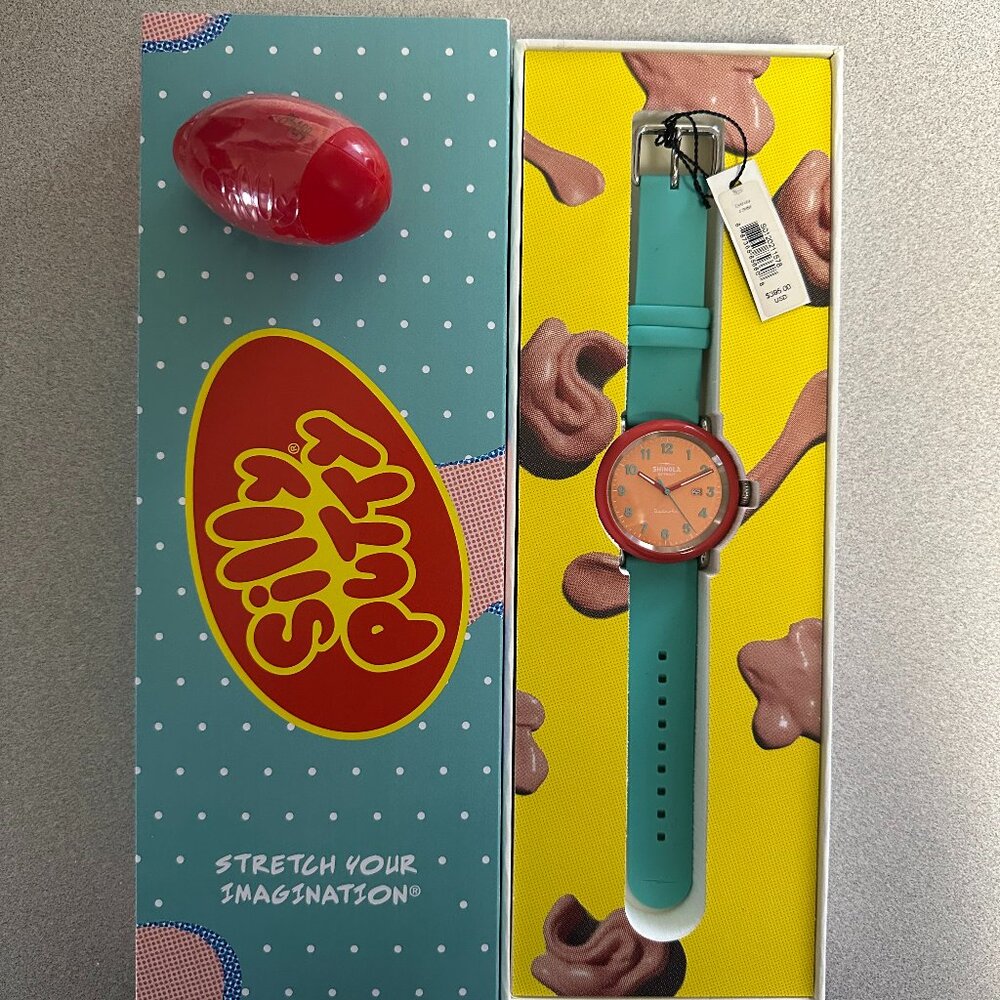 Shinola Detrola "Silly Putty" watch - RARE - NWT